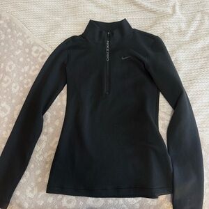 Nike Women's Black Half-Zip Sweatshirt